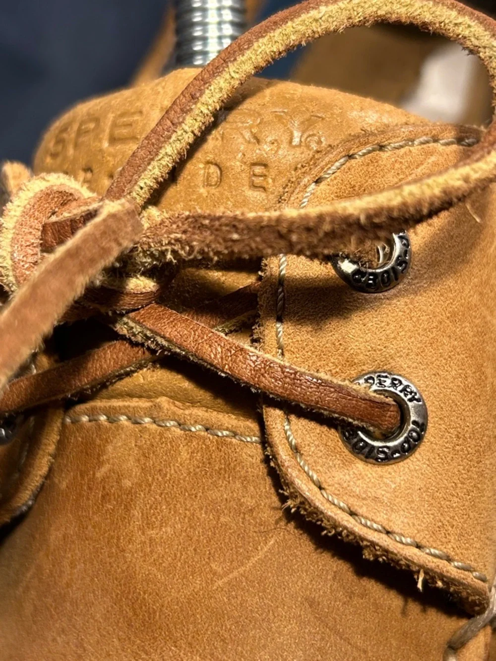 Sperry all leather top sliders loafers